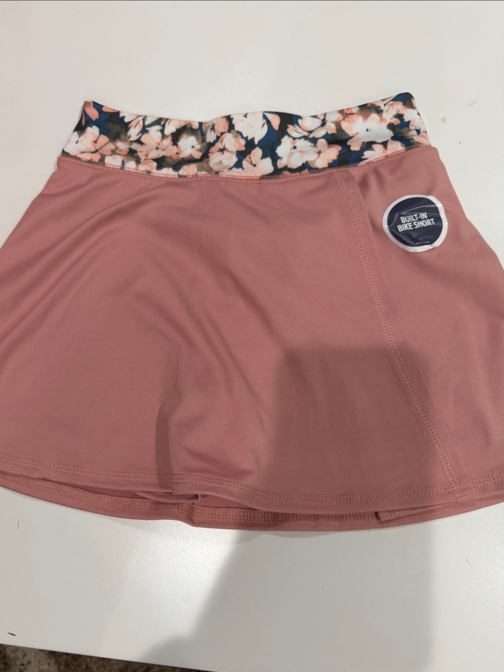 Kids OshKosh B'gosh Dusty Rose Skort with Floral Waistband